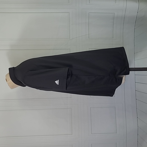 Adidas Golf Mens LG Climalite Polo Shirt Black Medora Musical Logo Lightweight - Picture 5 of 10